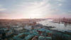 Et luftfoto af Gøteborg, Sverige – hjemsted for Stena Recycling
